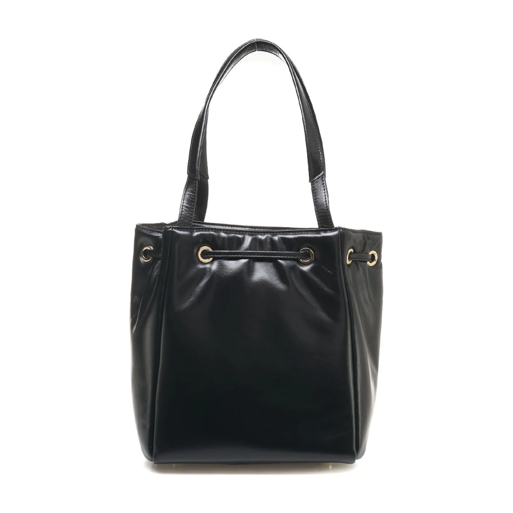 La Carrie Zwarte Bucket Bag & Rugzak White Dames