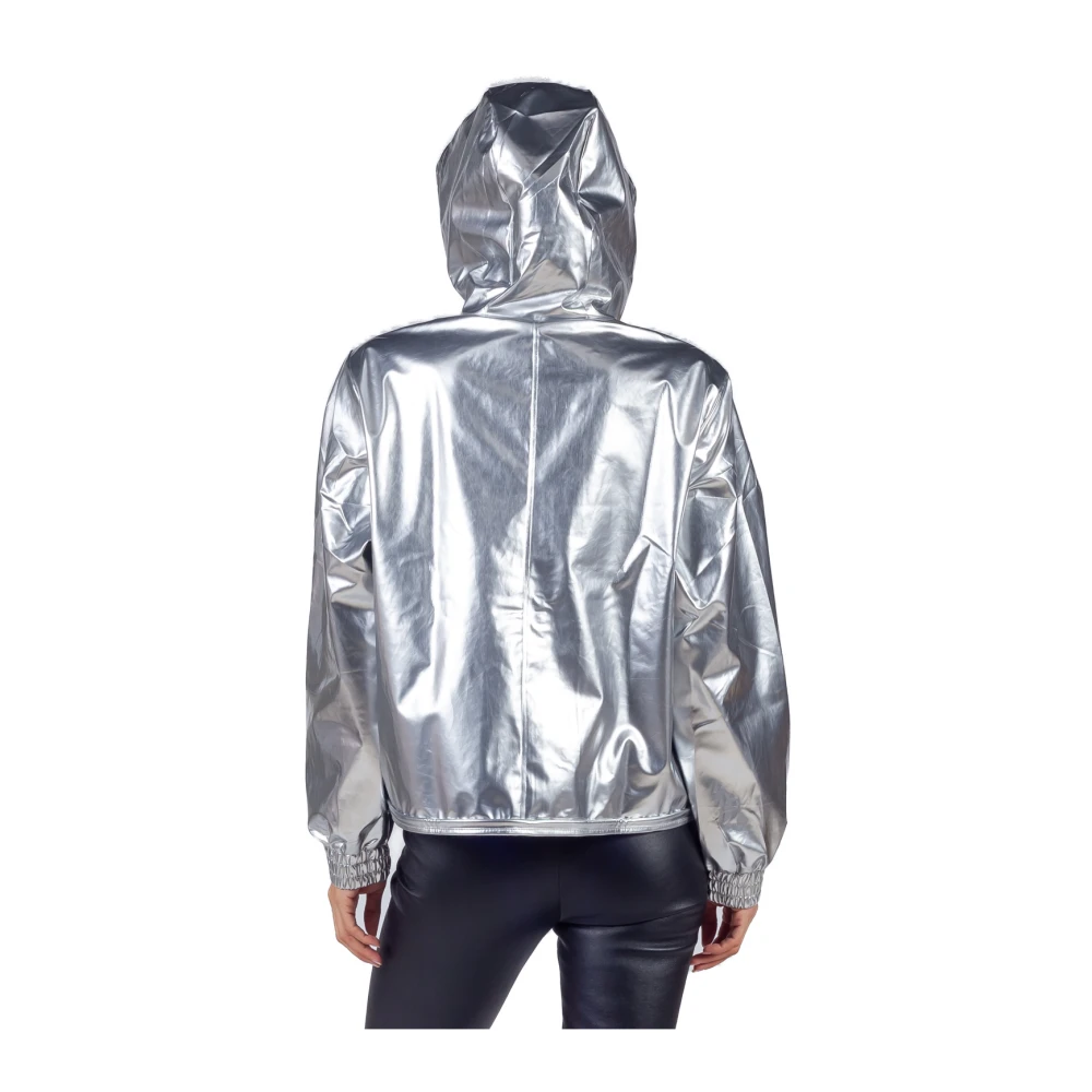 Rains String W3 Hooded Jacket Gray Dames