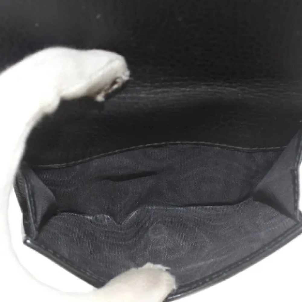 Gucci Vintage Pre-owned Leather wallets Black Dames