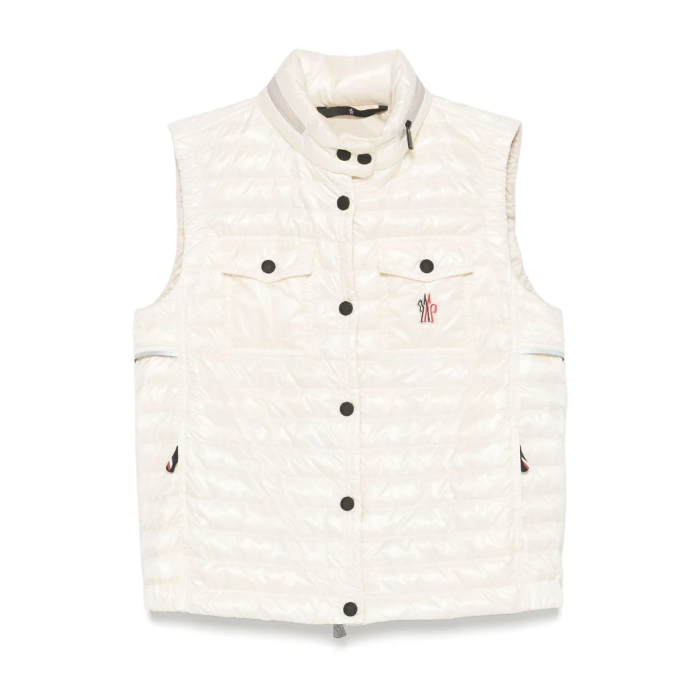 Moncler Women's White Vests,, Grenoble Jackets For Winter Large