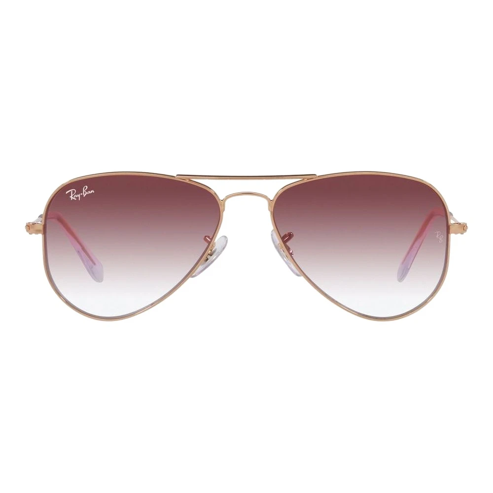 Ray-Ban Boys Pink Sunglasses, 52 Mm, Aviator Junior Sunglasses