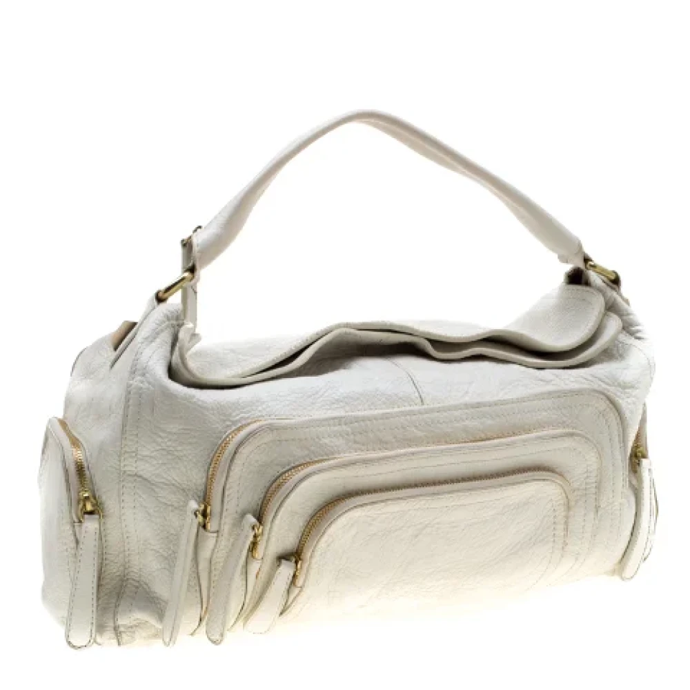 Givenchy Pre-owned Leather handbags White Dames