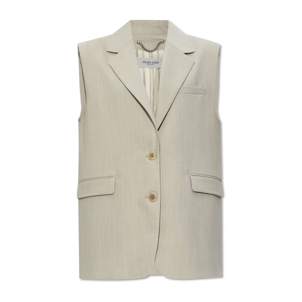 Golden Goose Mujer Gris - Chaleco De Lana - Jackets - M