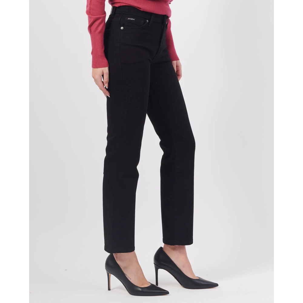 Guess Zwarte Straight Leg Jeans Black Dames