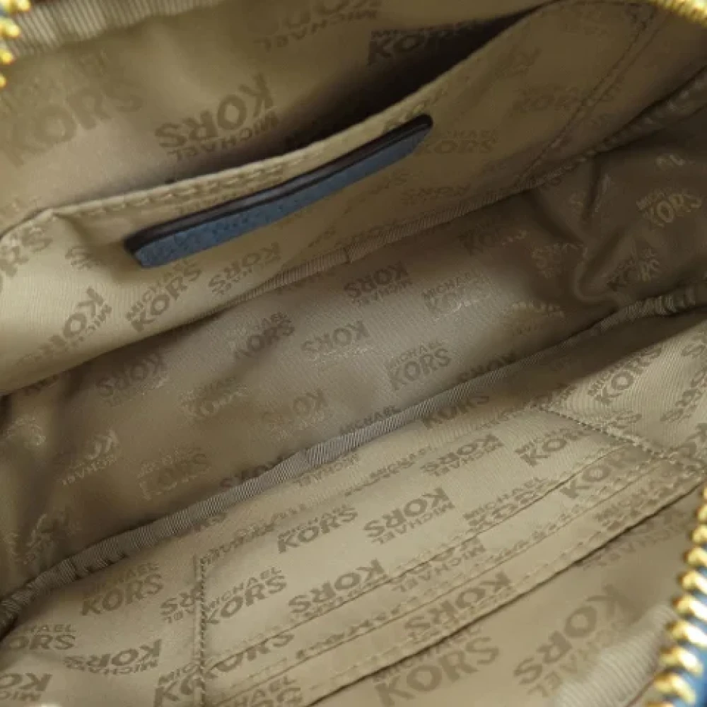 Michael Kors Pre-owned Leather shoulder-bags Blue Dames