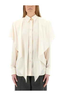 Elegant Cape Skjorta
