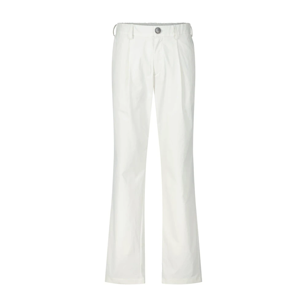 Herno Comfort Chino Broek White Heren