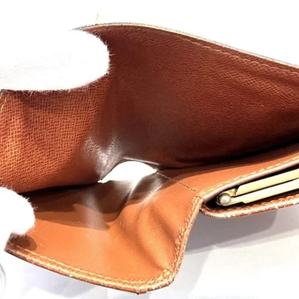 Louis Vuitton Vintage Pre-owned Canvas wallets Brown Dames