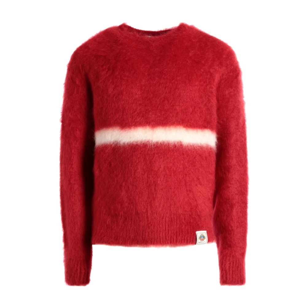 Bally Chique Sweater Modellen Red Heren