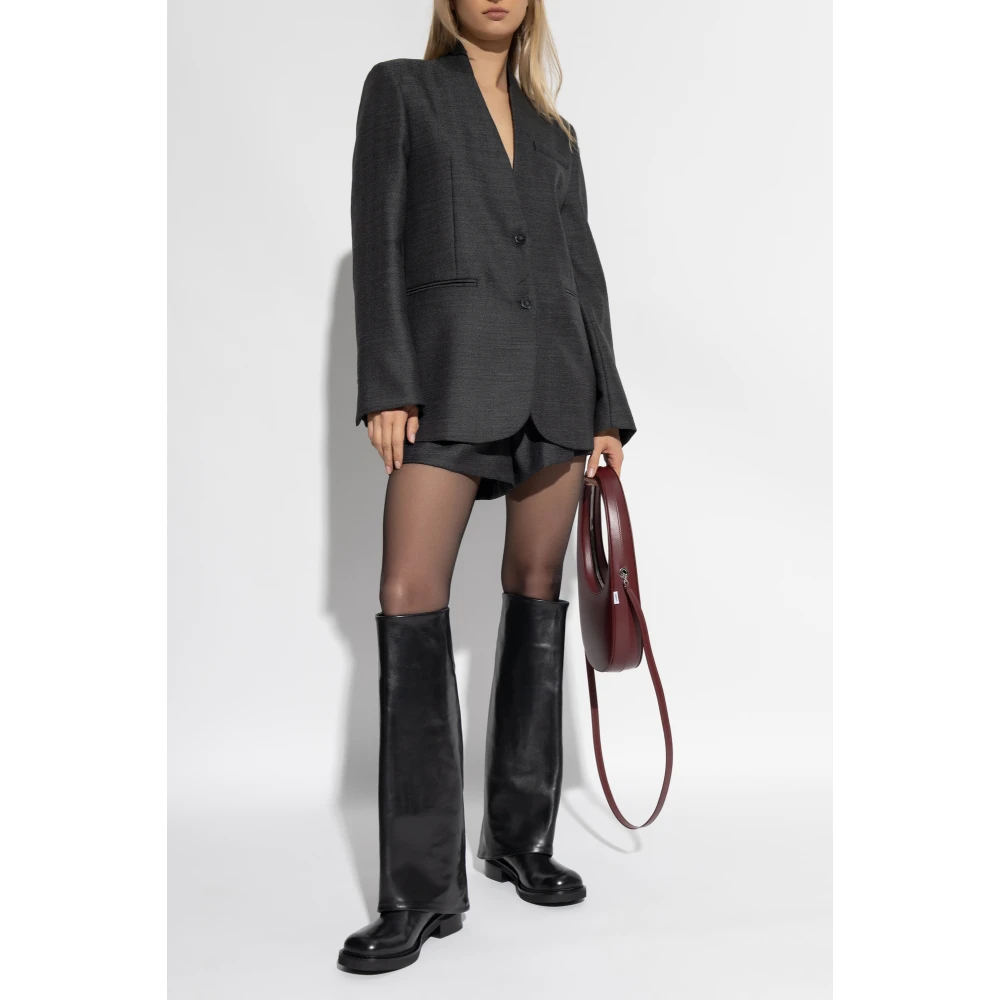 Forte Wollen blazer Gray Dames