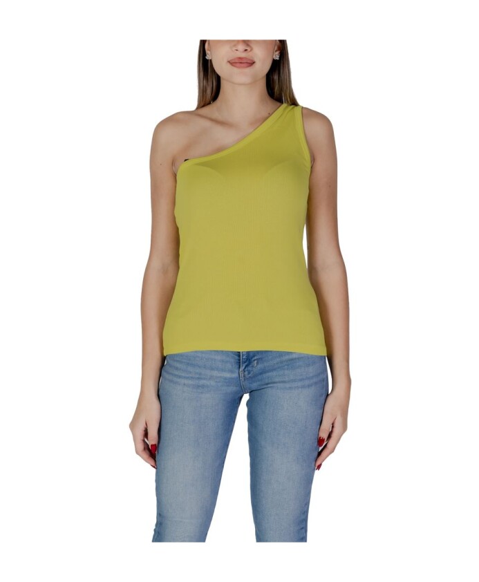 tops-and-t-shirt-en-coton-jaune