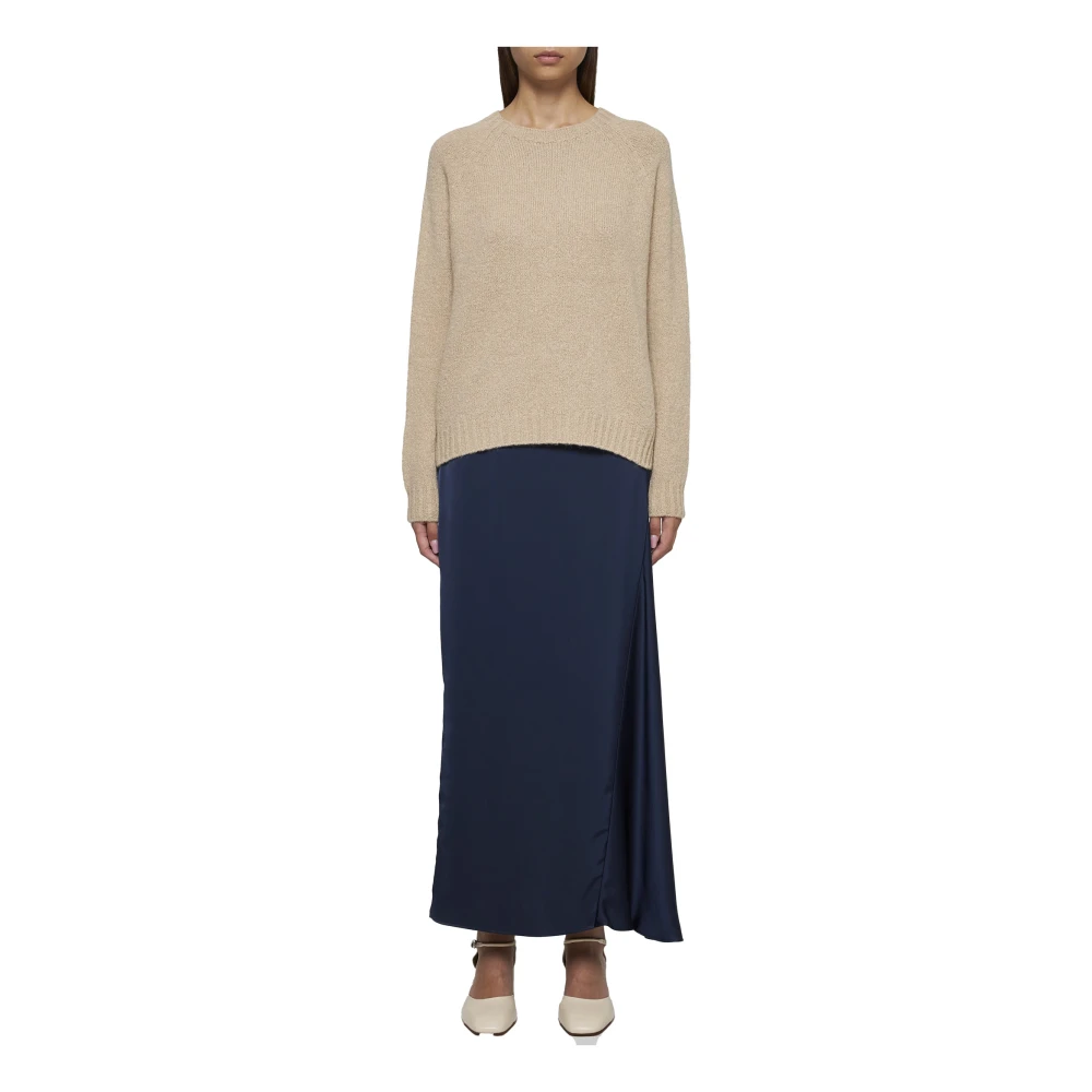 Max Mara Weekend Rondhals gebreide trui Beige Dames