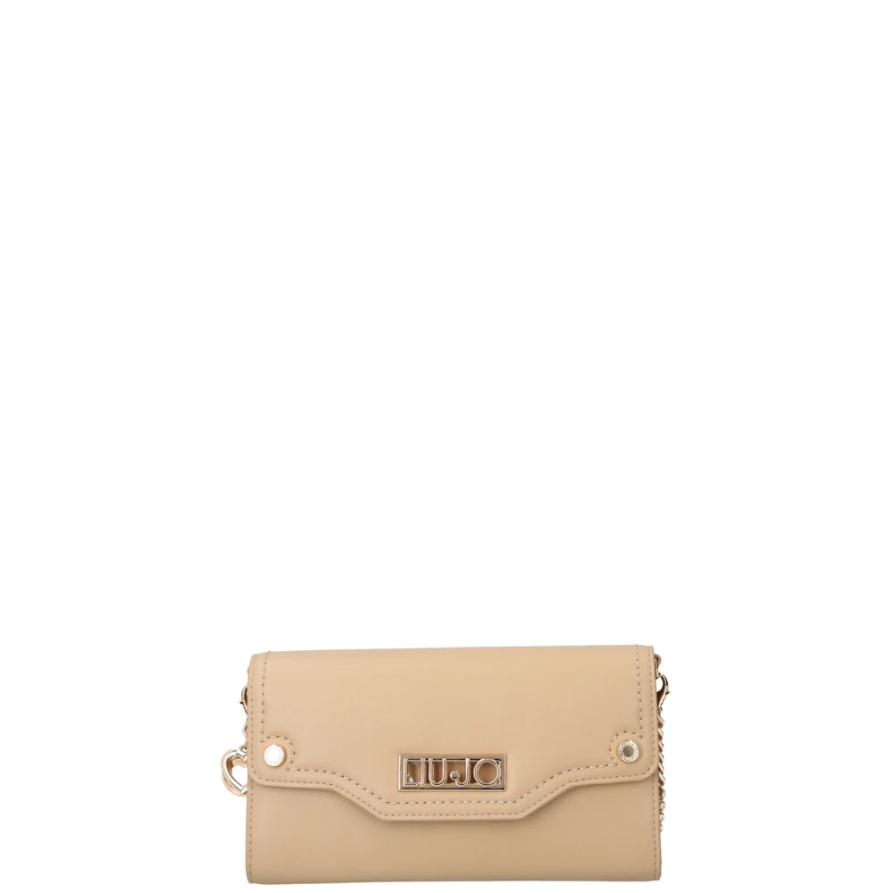 Liu Jo Witte Portemonnees Collectie met Muntvak Beige Dames