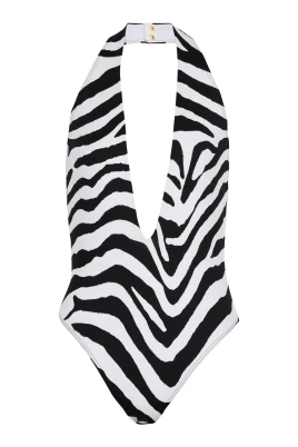 Zebra baddräkt, hel