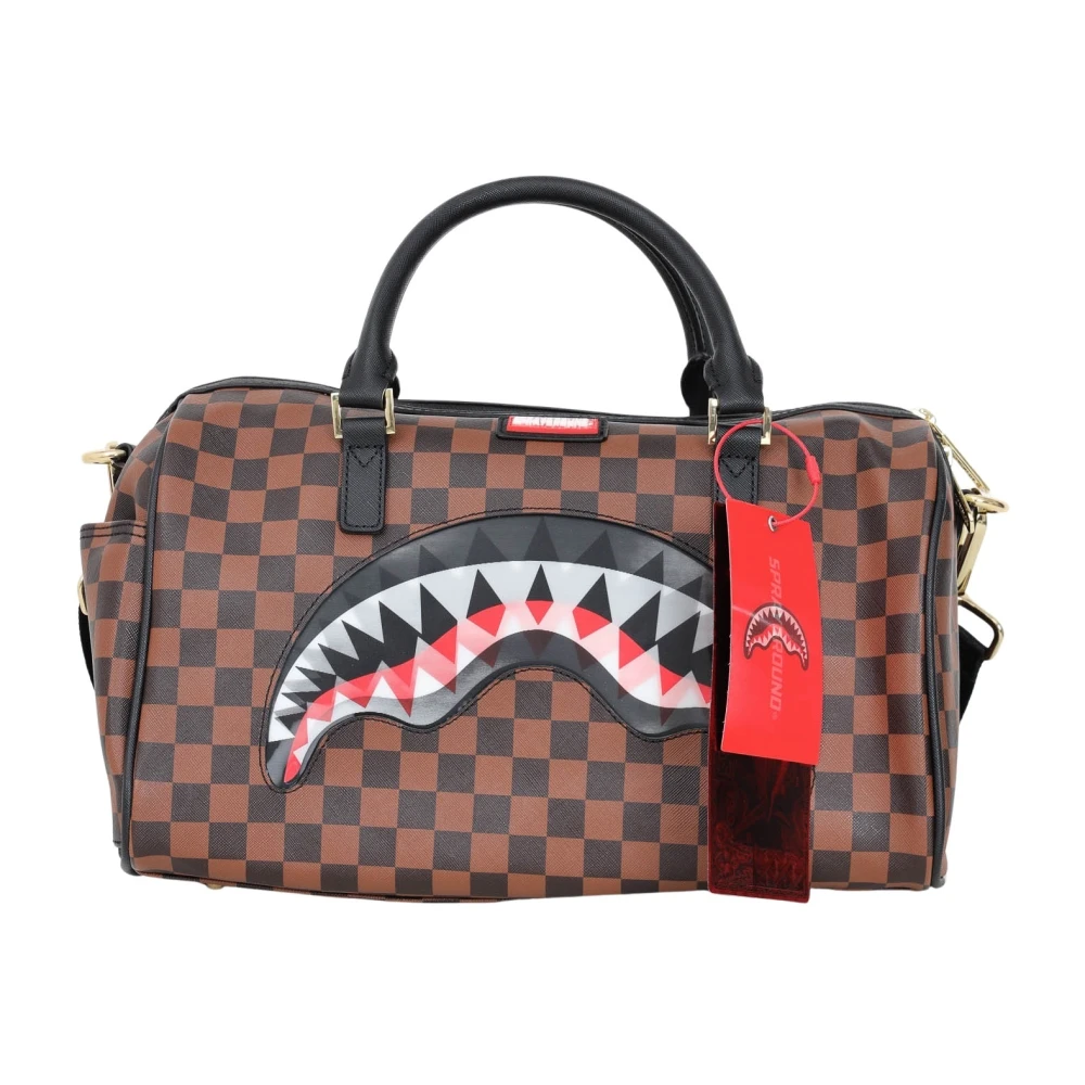 Sprayground Bruine Handtas Chomp Lenticular Stijl Brown