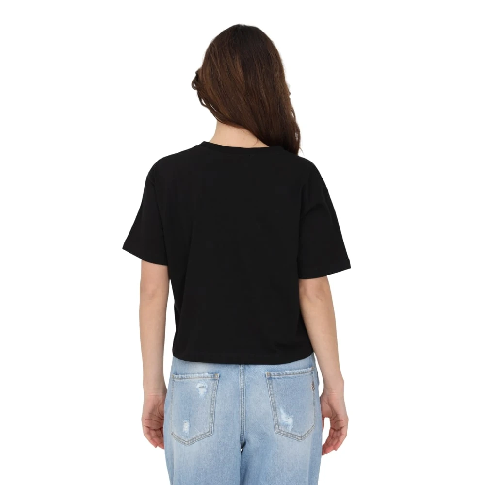 Gaëlle Paris Korte Mouw T-shirt Black Dames