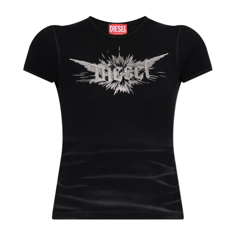 Diesel - Tops > T-Shirts - Black - Diesel - Modalova