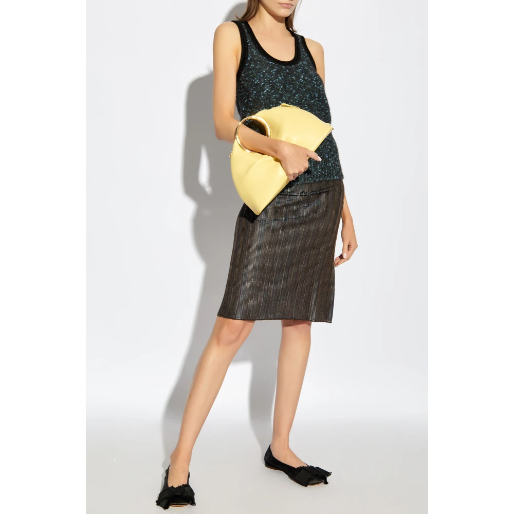 Salvatore Ferragamo Vest met trekkoord Black Dames