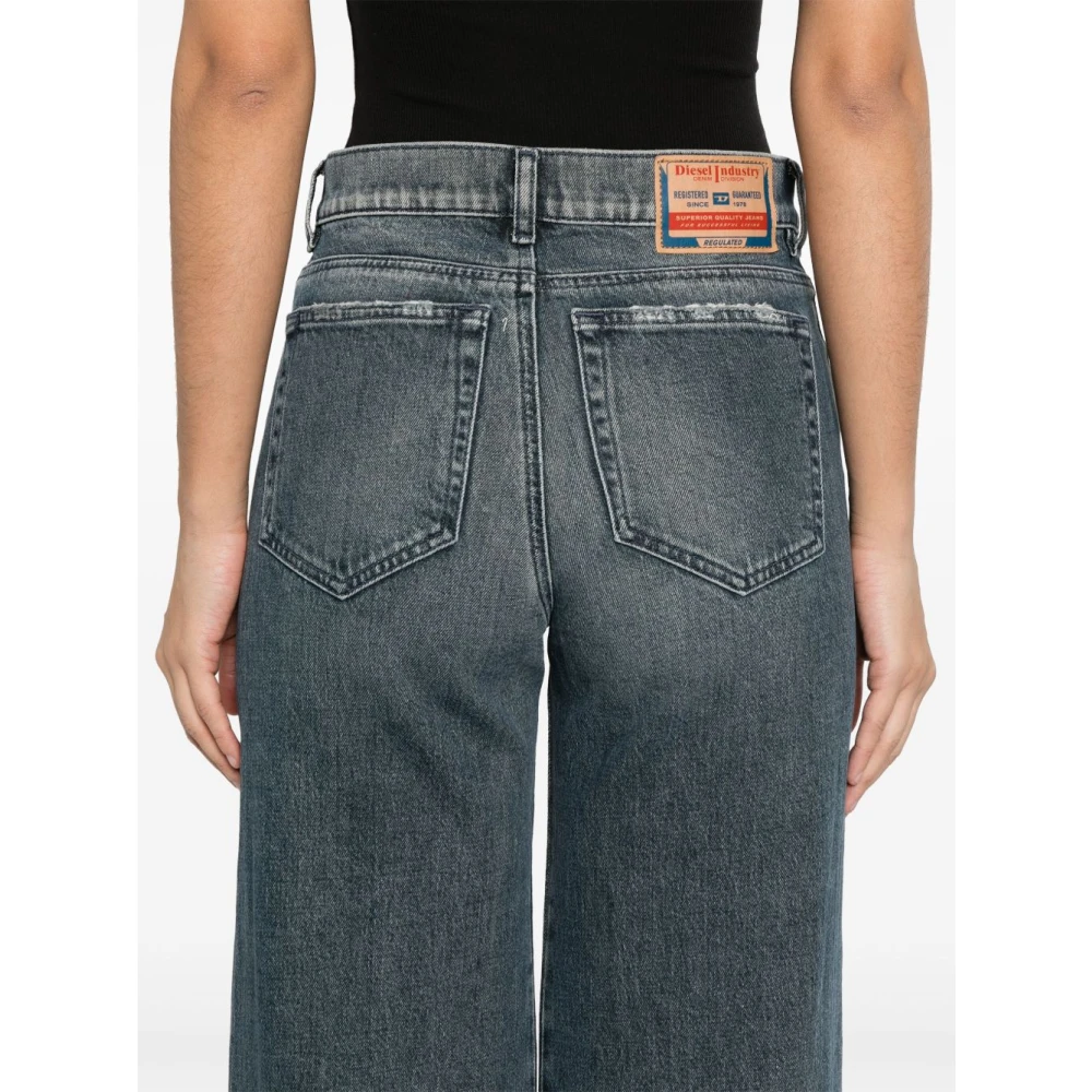 Diesel Blauw-Grijze Jeans met Klassieke Stijl Gray Dames