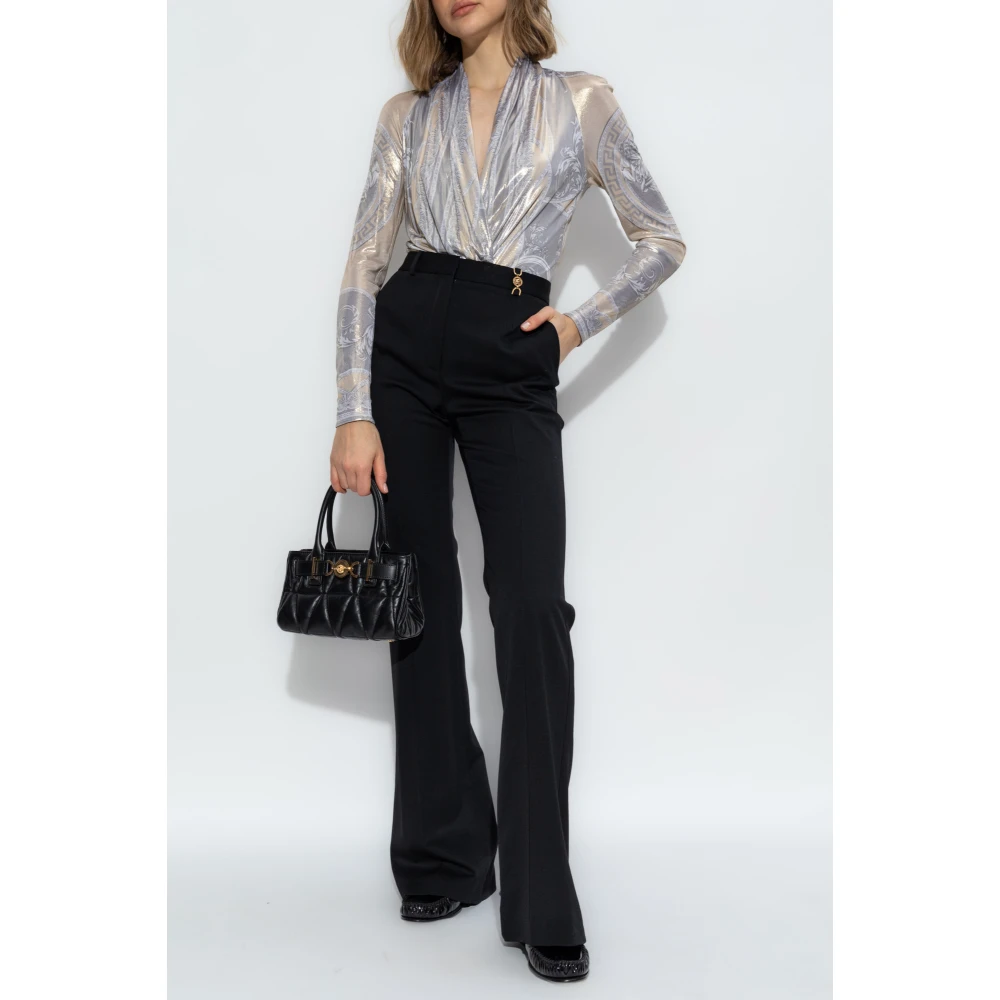 Versace Body met diepe halslijn Gray Dames