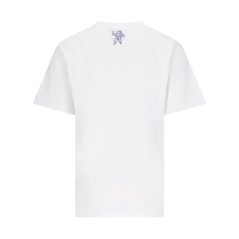 Billionaire Witte T-shirts en Polos met Logo Print White Heren