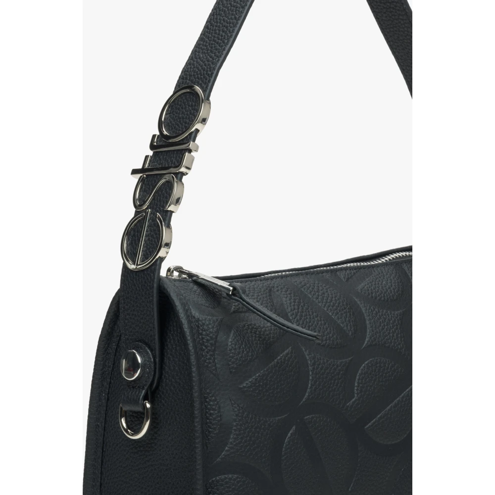Estro Zwarte Schoudertas voor Vrouwen Er00114941 Black Dames