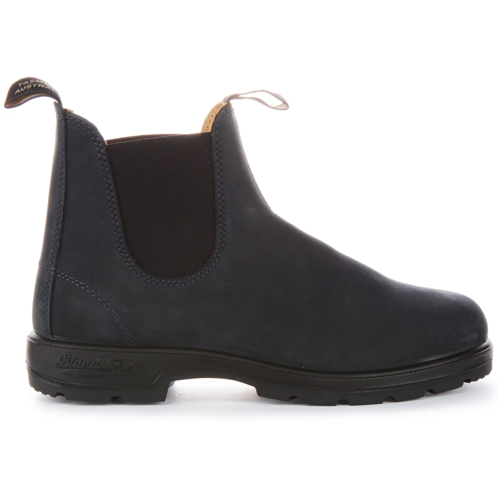 Blundstone Men's Blue Nubuck Ankle Boots