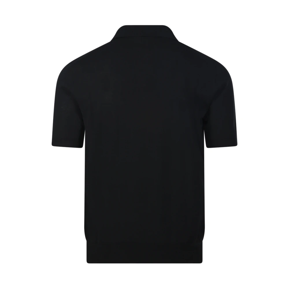 Altea Klassieke Polo T-shirt in Zwart Black Heren