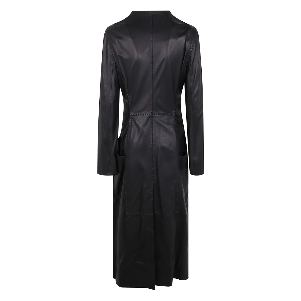 By Malene Birger Elegante Wollen Jas By Herenne Birger Black Dames