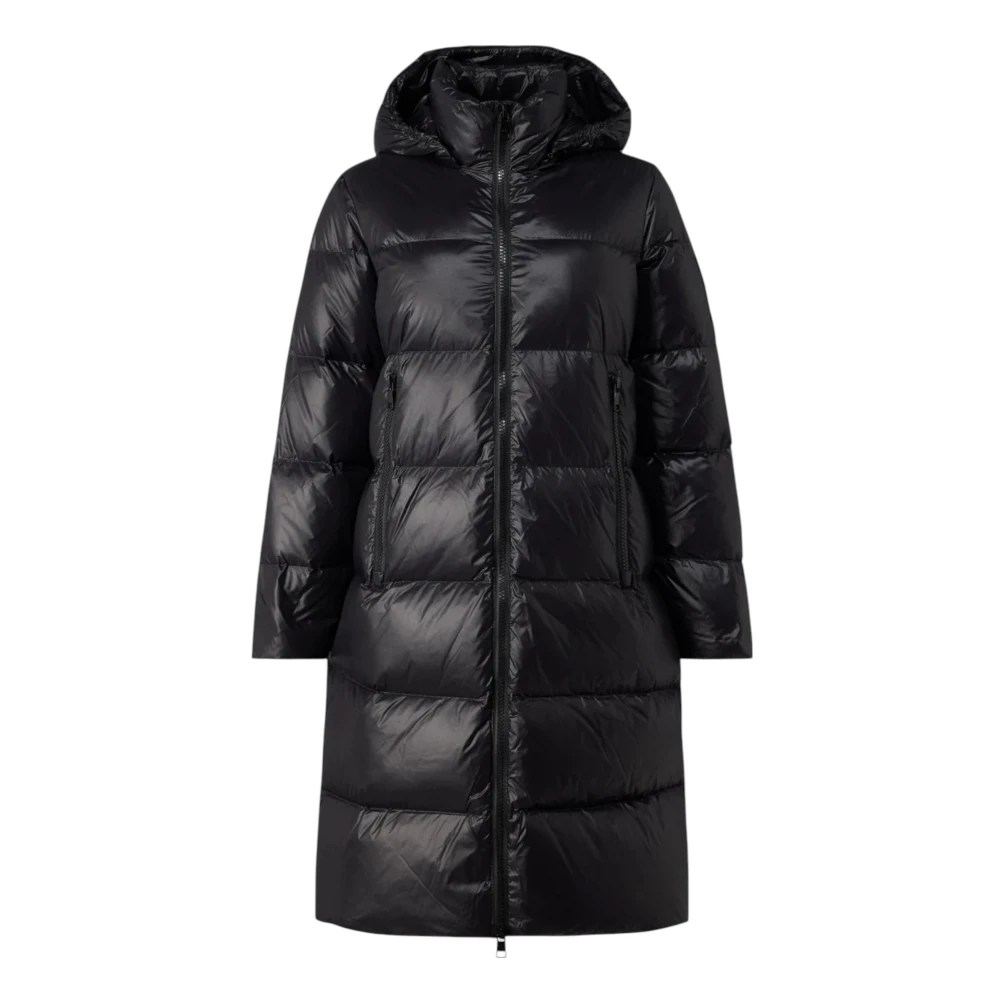 Armani Exchange Mujer Abrigo Largo Acolchado De Plumas,Abrigo Largo Acolchado Con Capucha