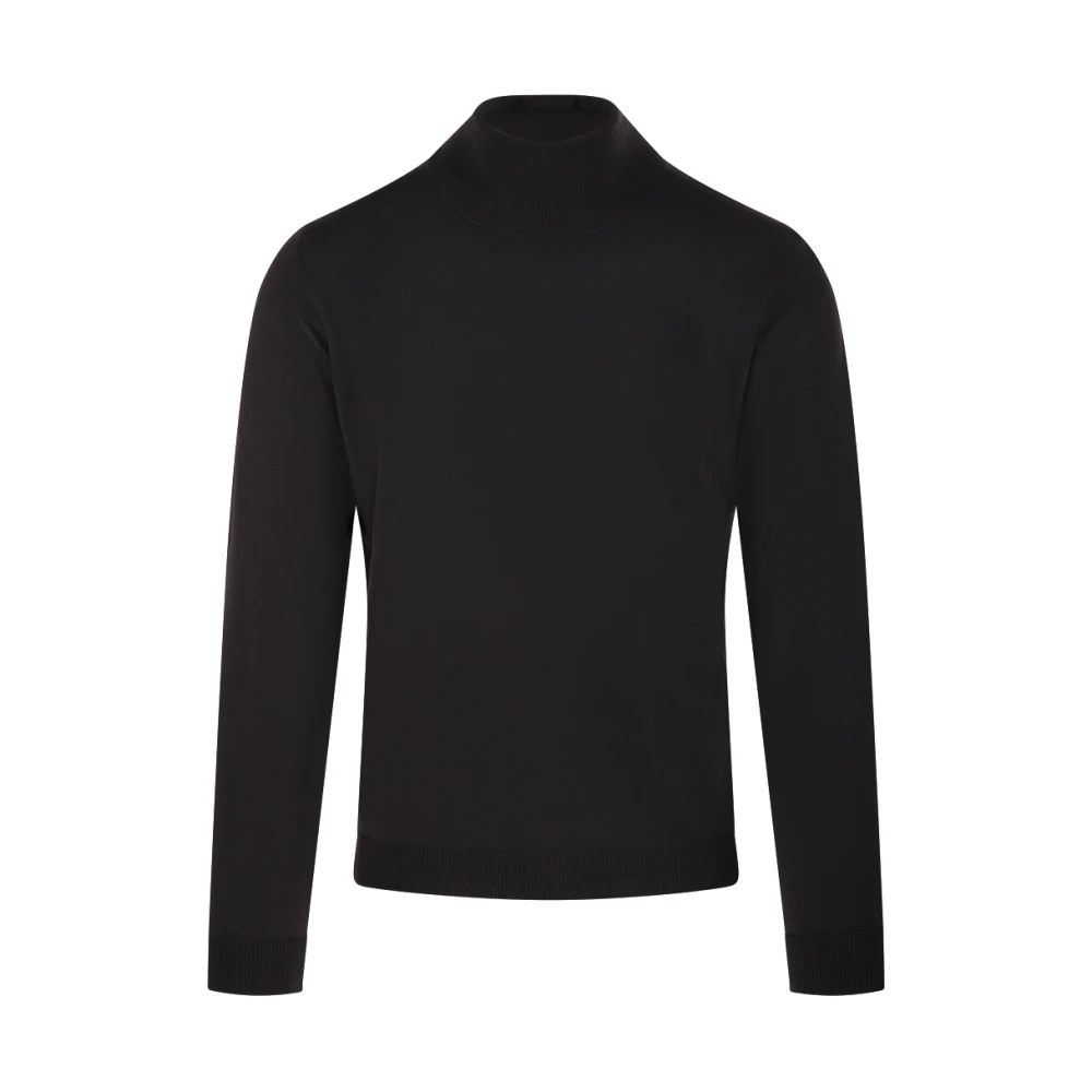 Roberto Collina Herren Schwarz Strickwaren, K, Mgröße: