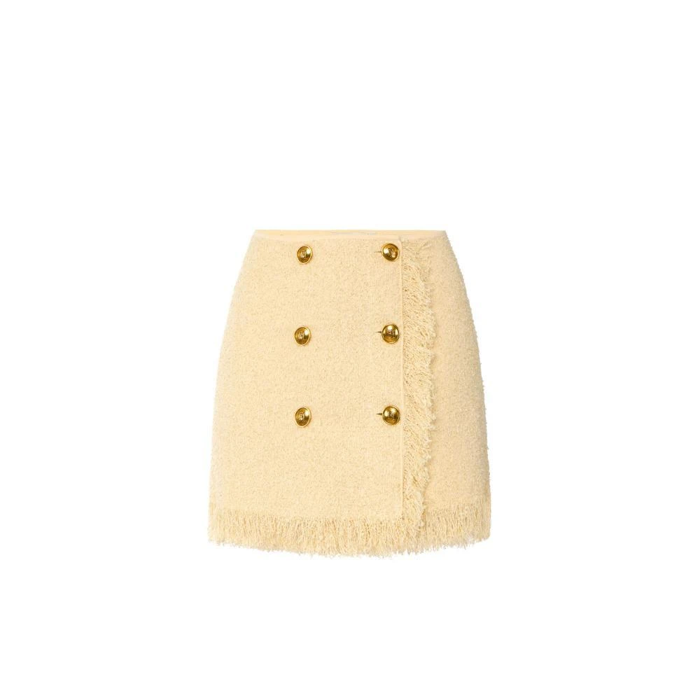 Elisabetta Franchi Yellow Short Skirts, Female, Xs, Miniskirt