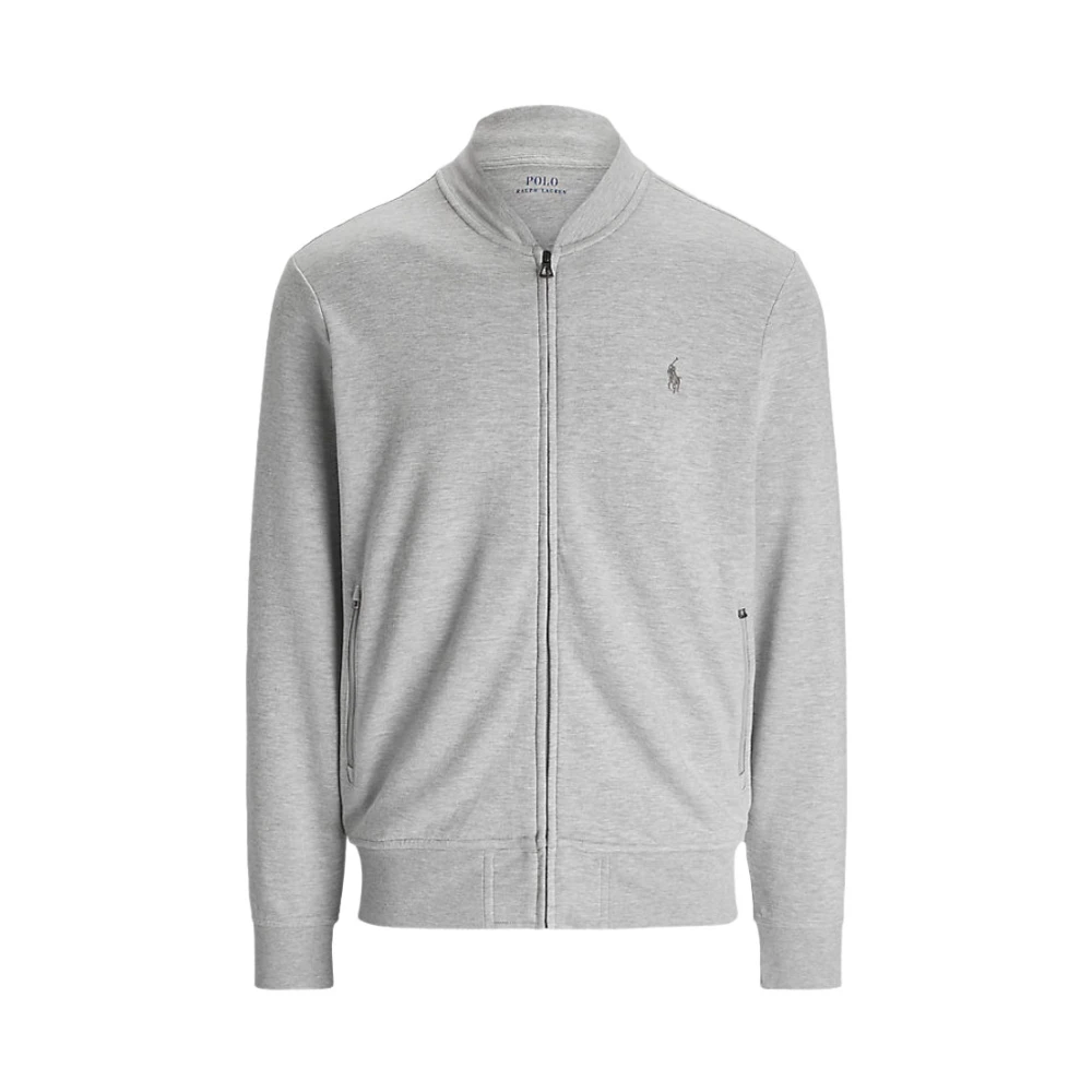 Polo Ralph Lauren Men's Gray Zip-Throughs, 2XL, Track Top