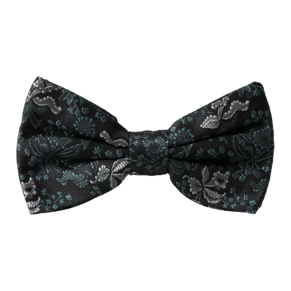 Dolce & Gabbana Fantasie Bloemen Verstelbare Nek Heren Vlinderdas Multicolor Heren