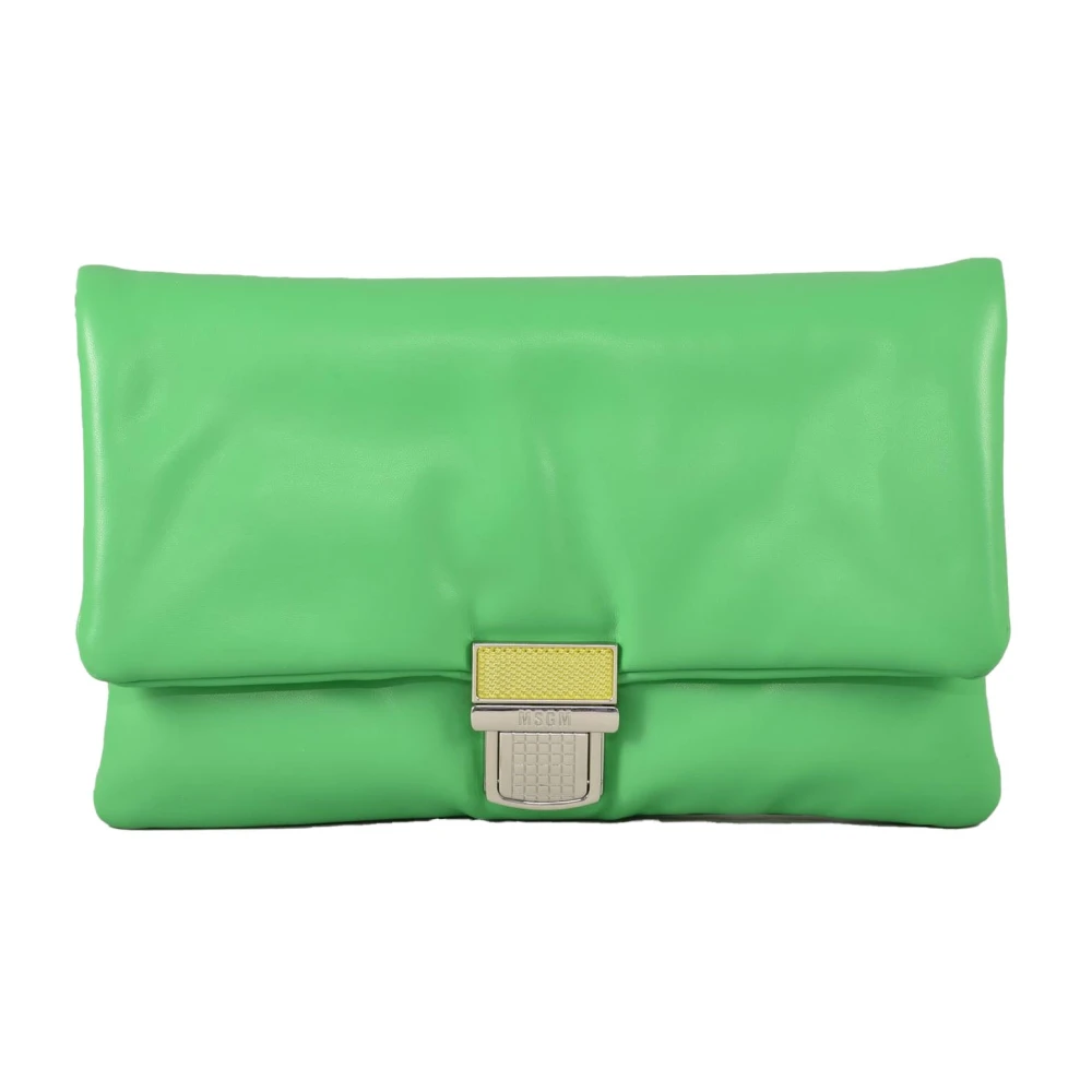 Msgm - Bags > Clutches - Green - Msgm - Modalova