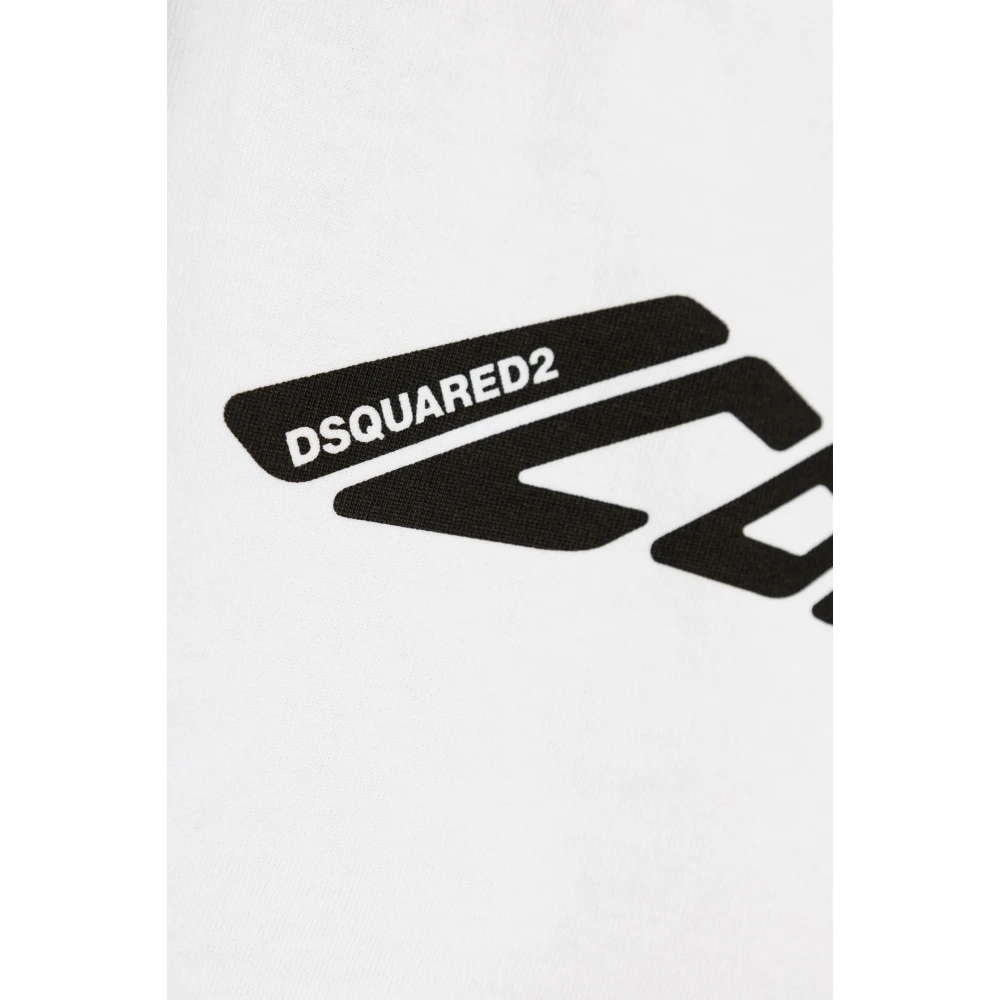 Dsquared2 Korte mouwloze top White Dames