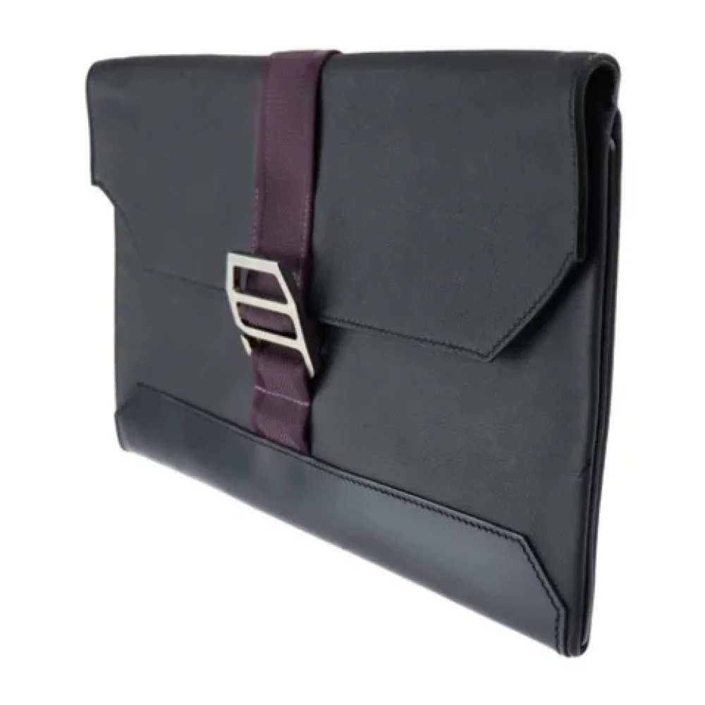 Hermès Vintage Pre-owned Fabric clutches Black Dames