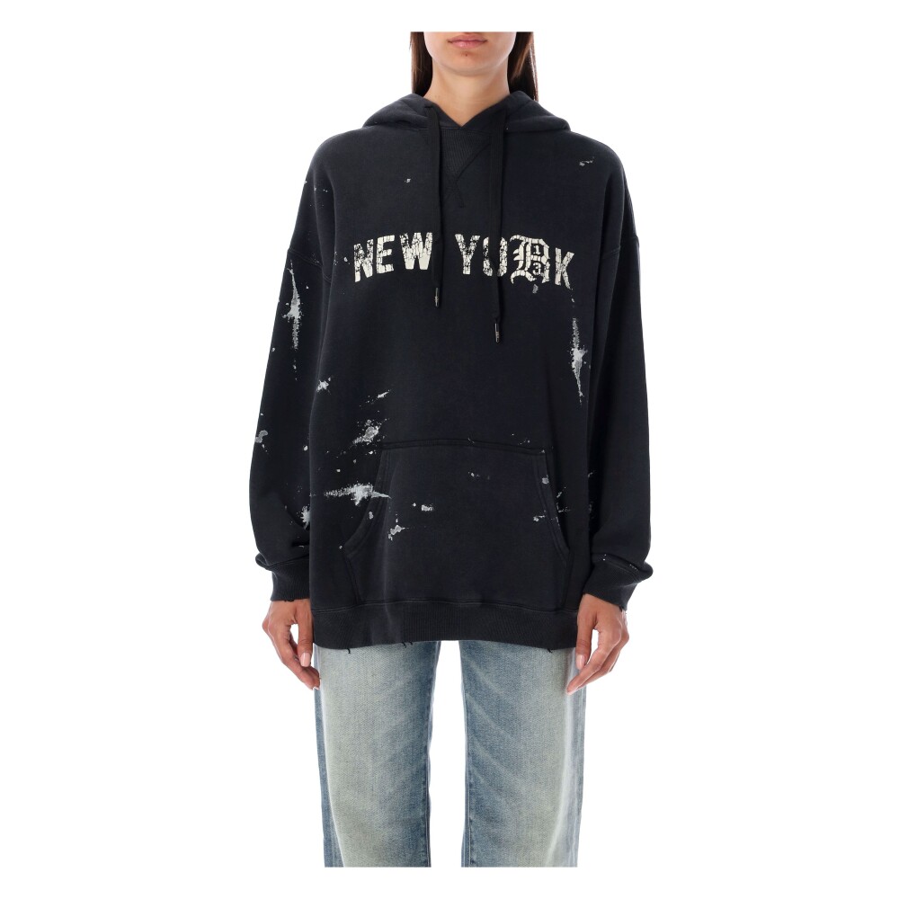 New York Hoodie Styl Miejski R13 Bluzy z kapturem Showroom.pl