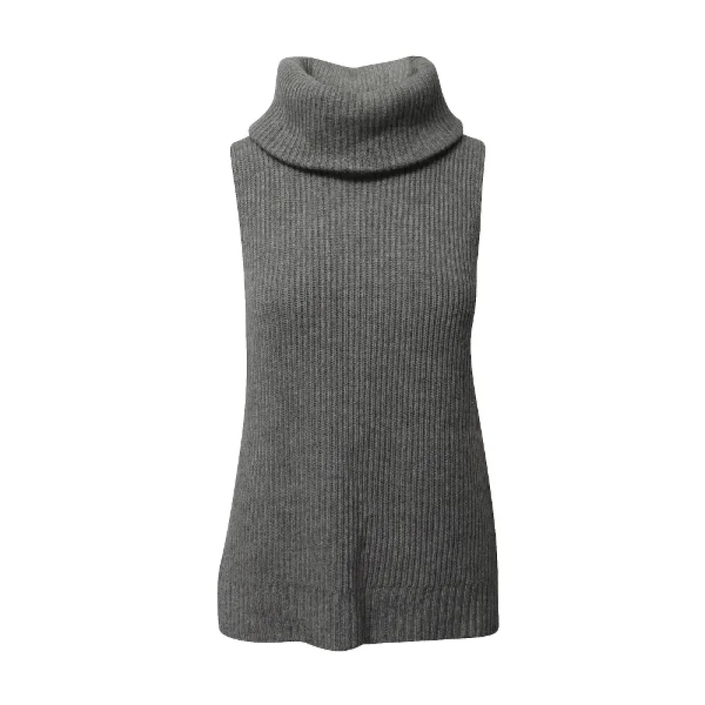 Michael Kors Pre-owned Wool tops Gray Dames