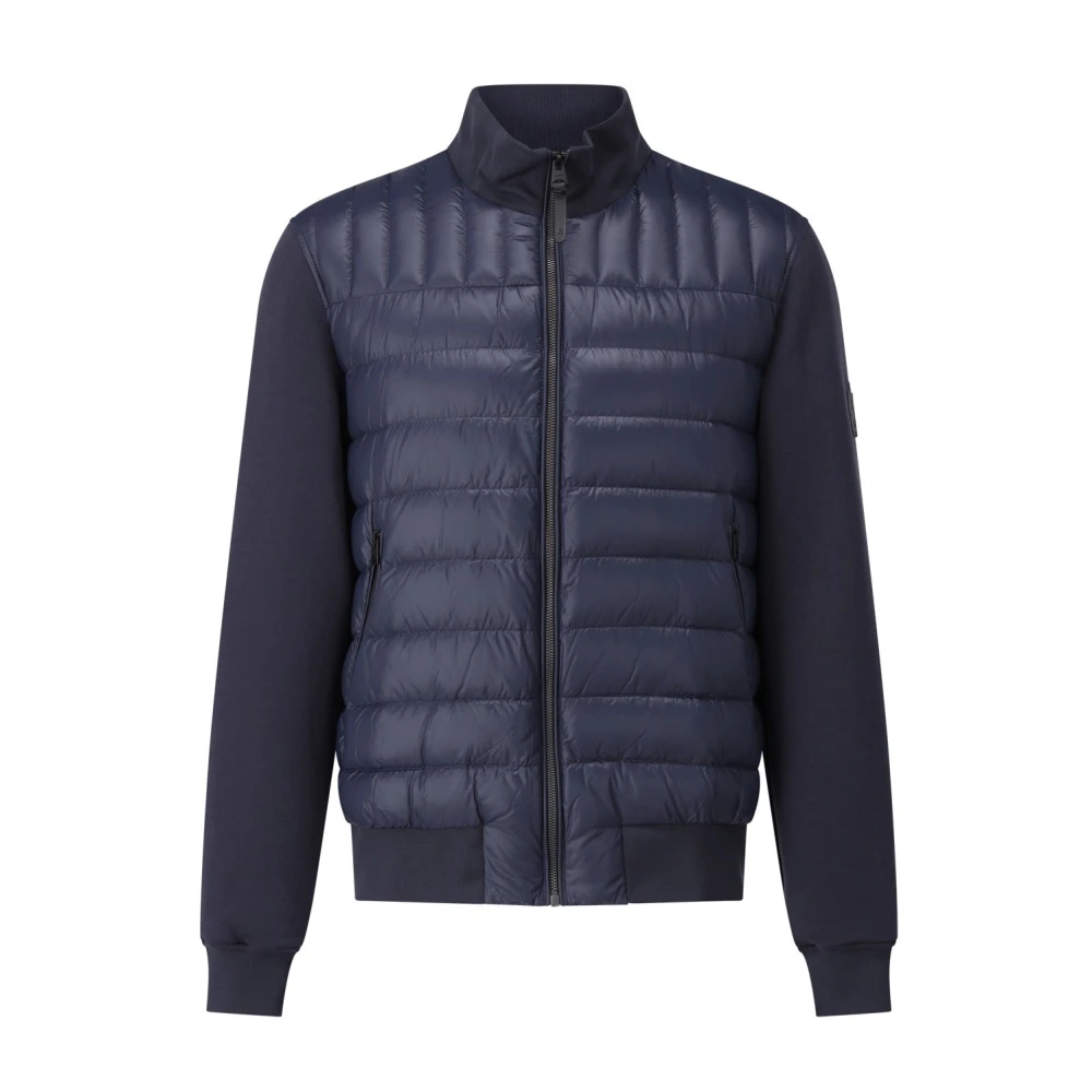 Mackage Sweatjacke Collin met gewatteerde afwerking Blue Heren