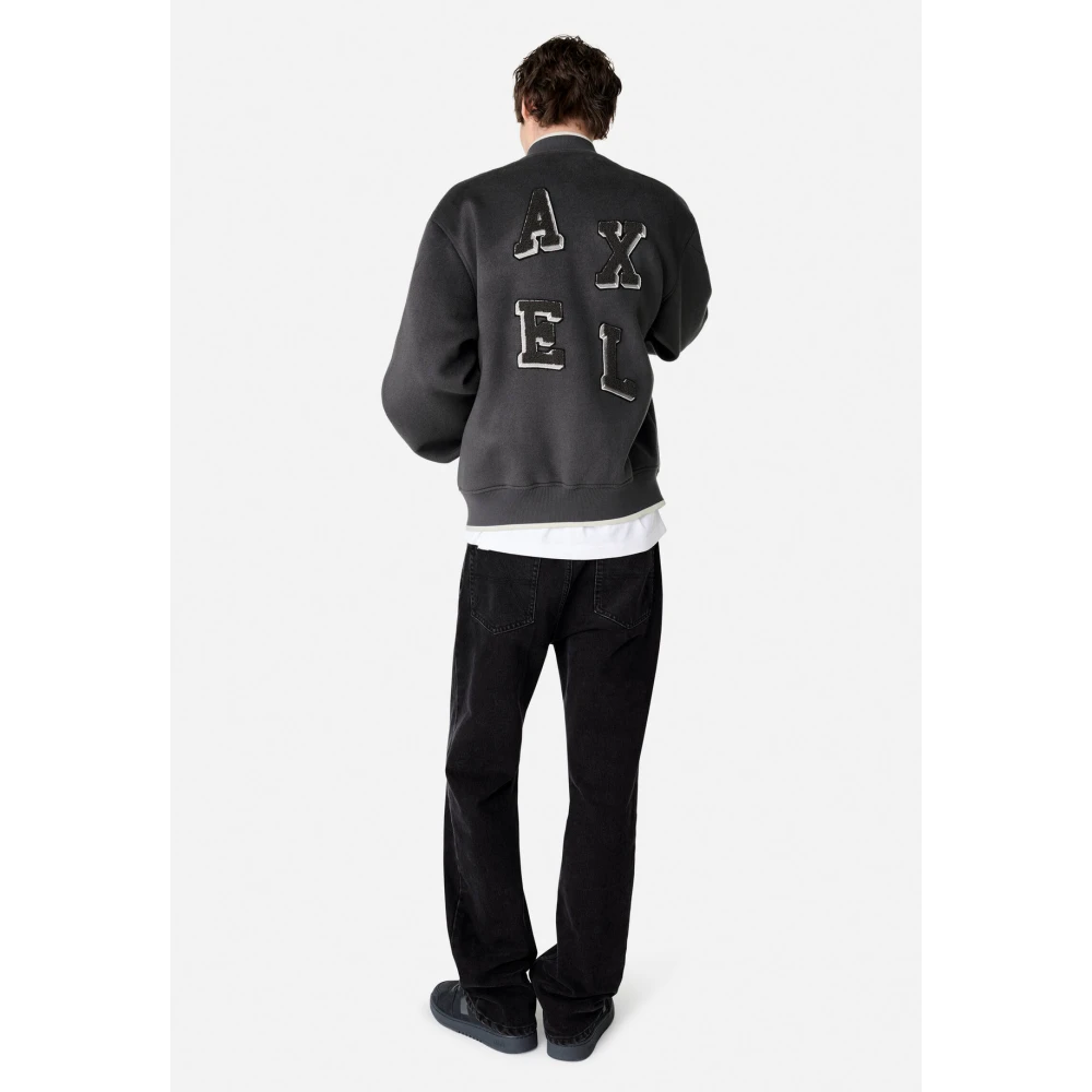 Axel Arigato Typo Varsity Jacket Gray Heren