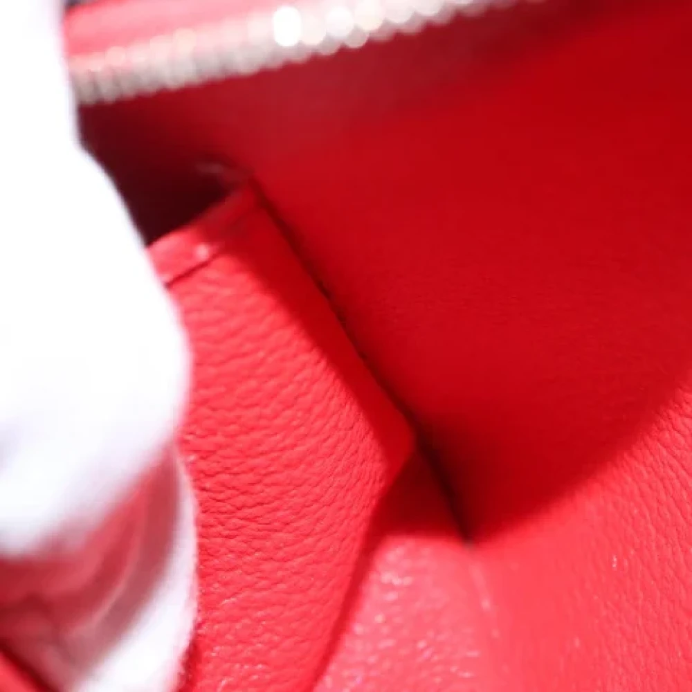Louis Vuitton Vintage Pre-owned Leather pouches Red Dames