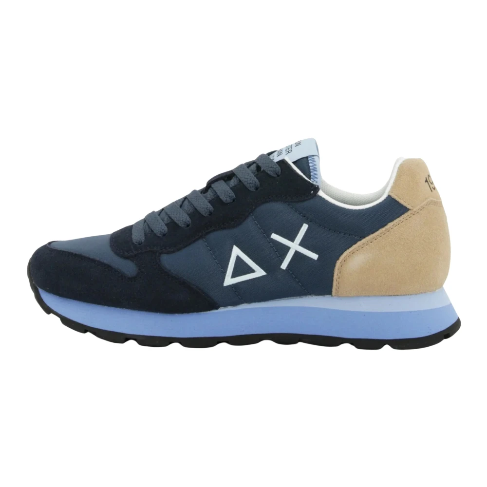 Sun68 Blue Sneakers, Male, 9 Uk, Low Top Trainers