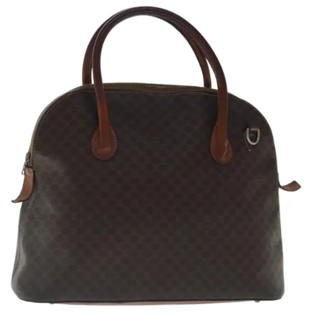 Celine Vintage Pre-owned Leather handbags Brown Dames
