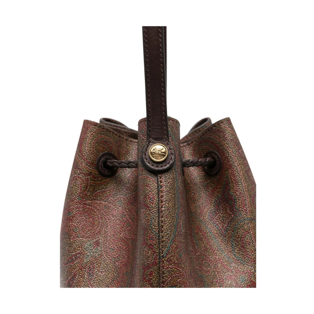 ETRO Bruine Trekkoord Schoudertas Brown Dames