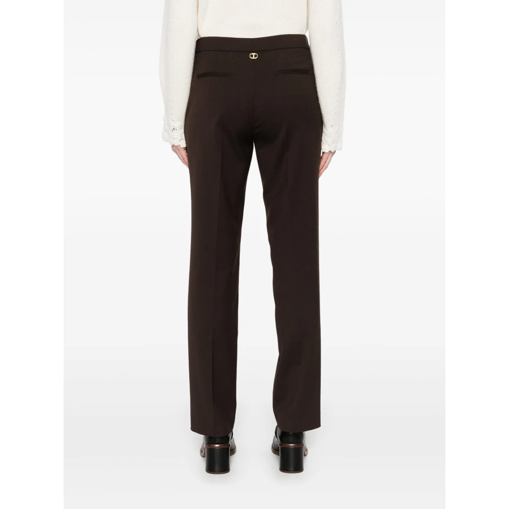 Twinset Koffie Chocolade Broek Brown Dames