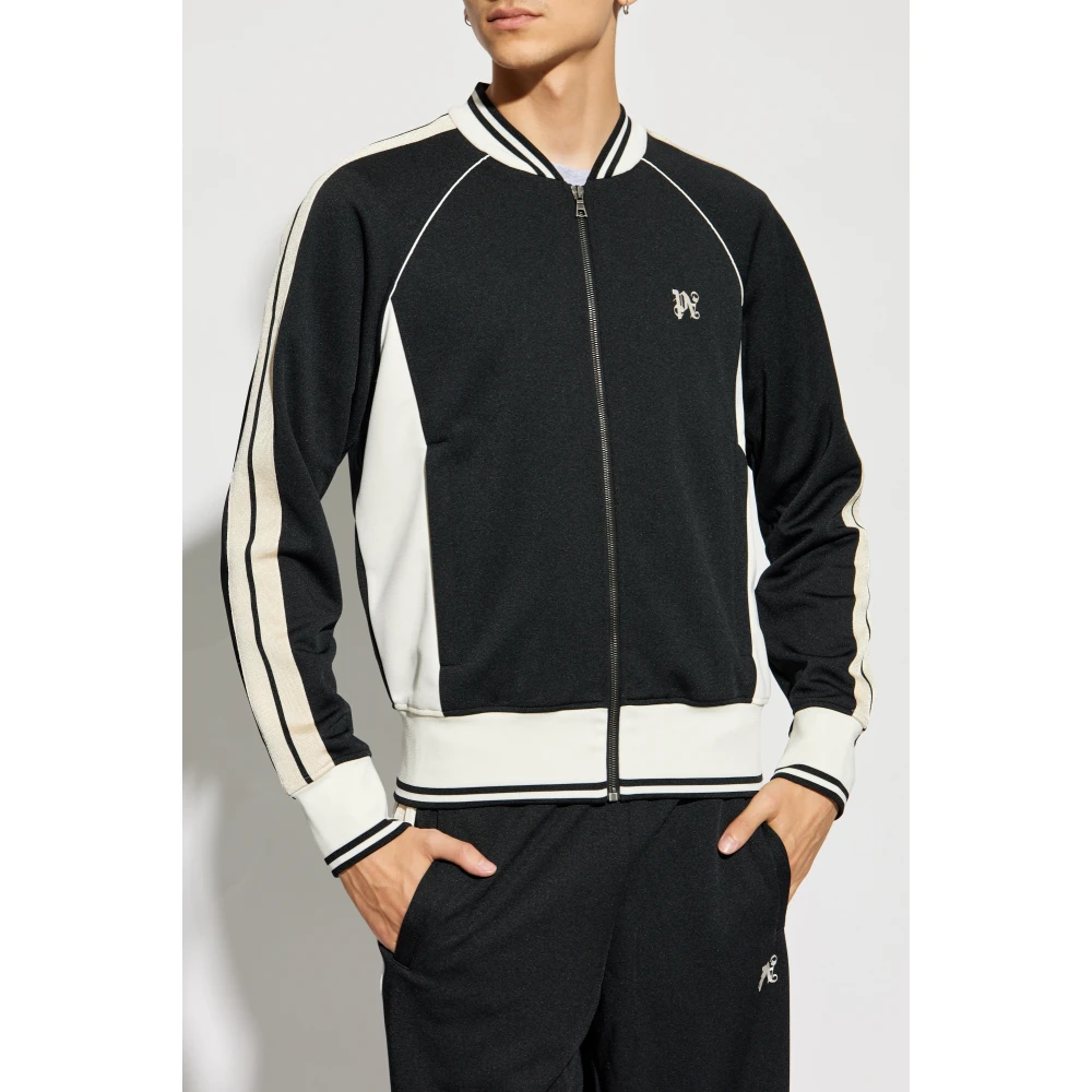 Palm Angels Ritssluitingssweatshirt Black Heren