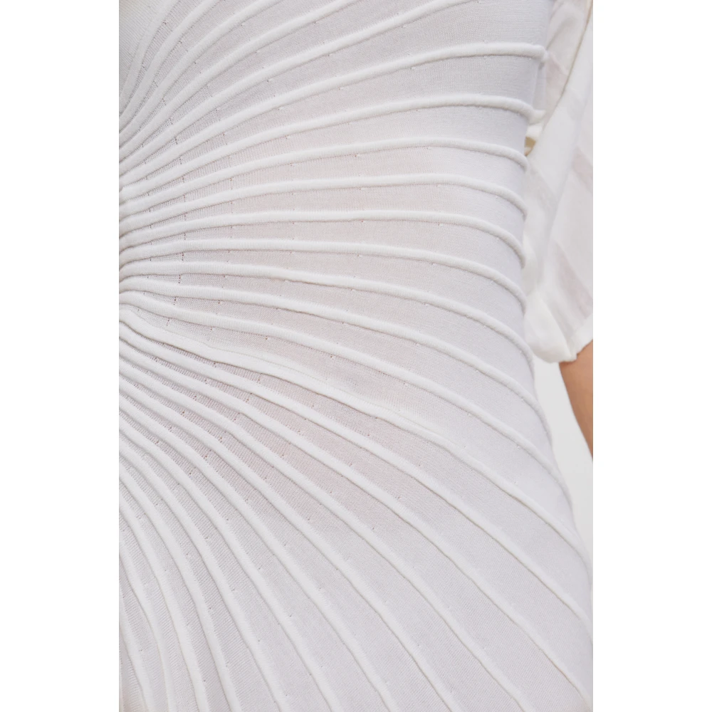 Alaïa Wollen jurk White Dames
