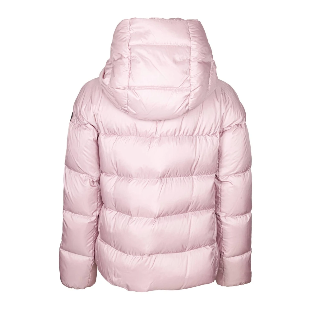 Peuterey Superlichte Lila Donsjas met Hoge Kraag Purple Dames
