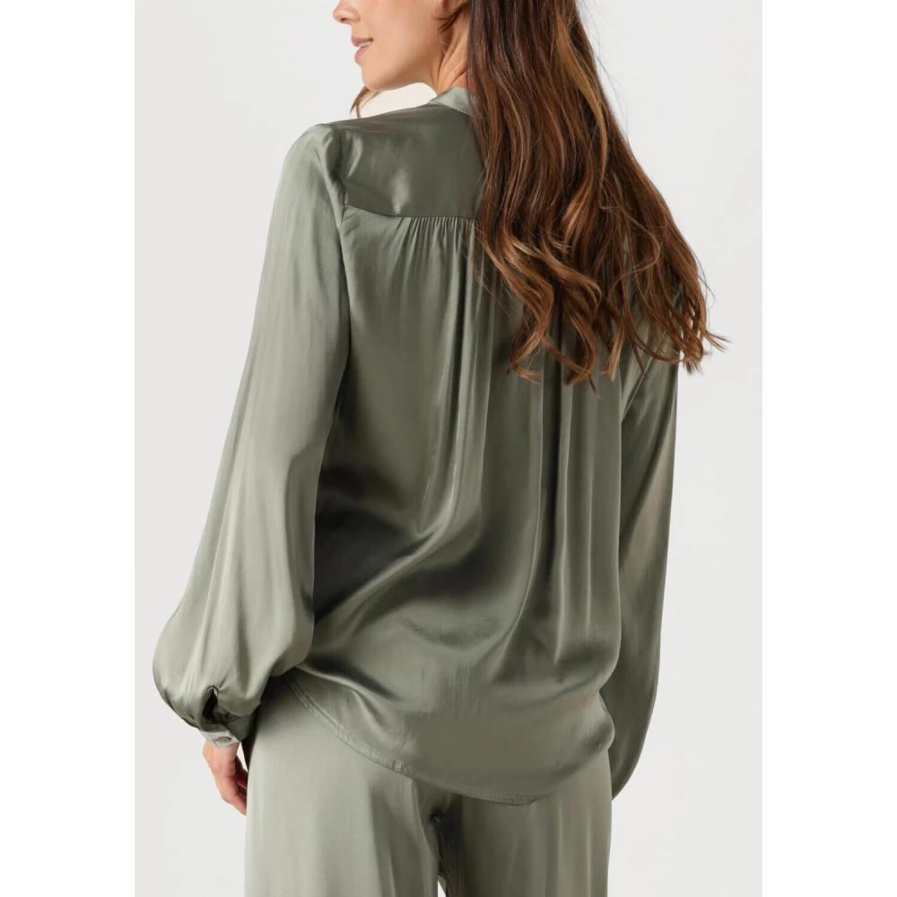 Amaya Amsterdam Groene JIP Blouse Stijlvol en veelzijdig Green Dames